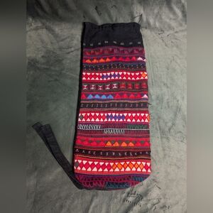 AKHA BAG EMBROIDERY ASIAN VINTAGE USED COTTON Bag TRADITIONAL MOTIF THAILAND